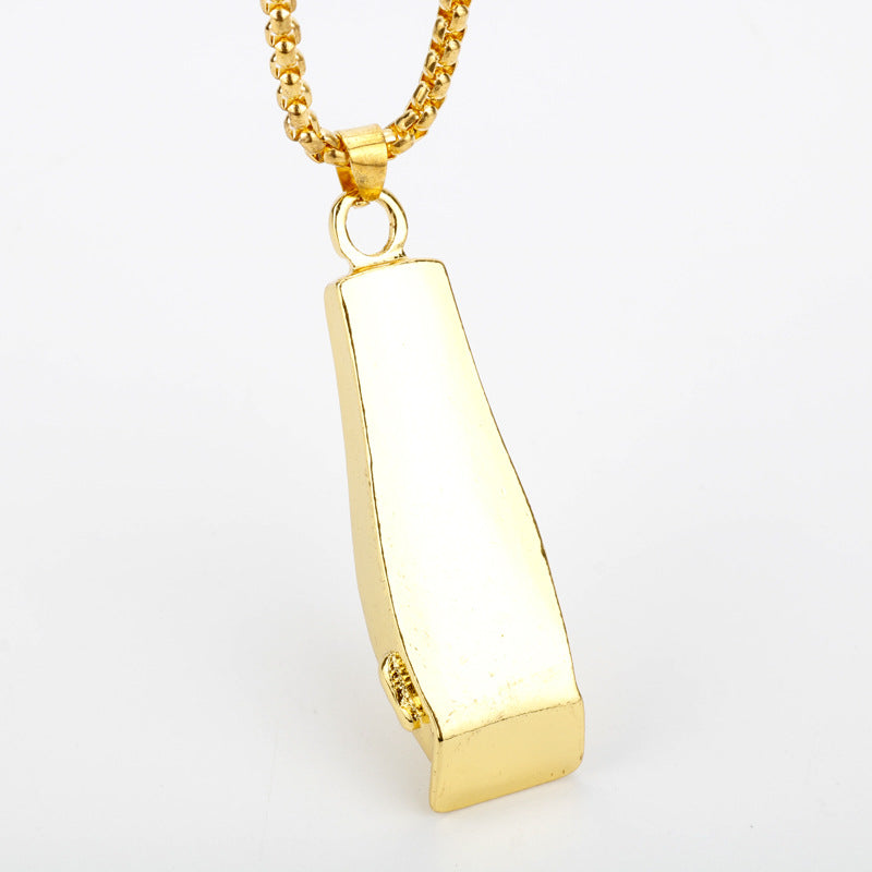 Creative Barber Shop Wash Cut And Shave Head Clippers Pendant Necklace